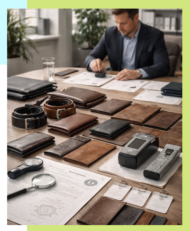 Сертификация кожаных изделий в Прокопьевске от 12404 р. | Алешин-Прк