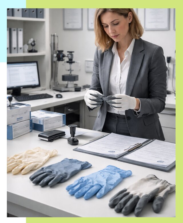 Сертификация перчаток в Прокопьевске от 8786 р. | Алешин-Прк