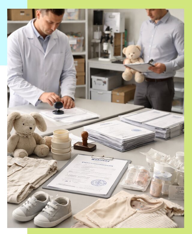 Сертификация детских товаров в Прокопьевске от 15506 р. | Алешин-Прк