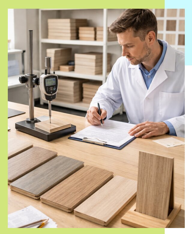 Сертификация ламината с испытаниями и оформлением документов в Прокопьевске