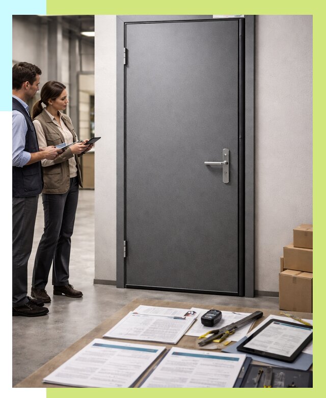 Сертификация противопожарных дверей в Прокопьевске от 9303 р. | Алешин-Прк