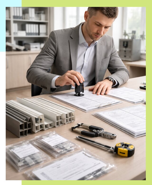 Сертификация ПВХ продукции в Прокопьевске от 8786 р., Алешин-Прк