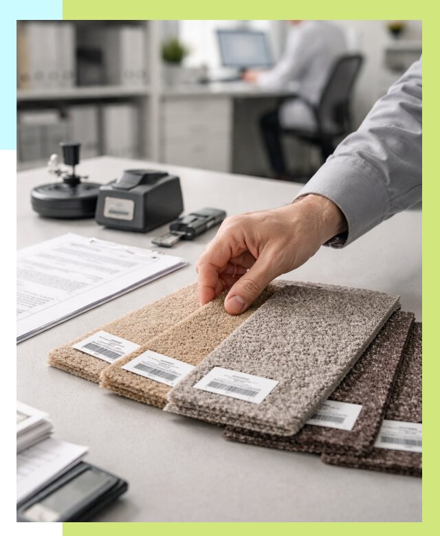 Сертификация ковролина в Прокопьевске от 15506 р., Алешин-Прк