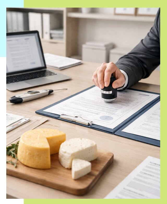 Сертификация сыров в Прокопьевске от 15506 р | Сертификат на сыр Алешин-Прк