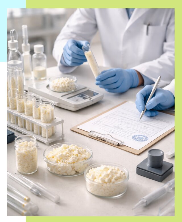 Сертификация творога в Прокопьевске от 12404 р. под ключ | Алешин-Прк