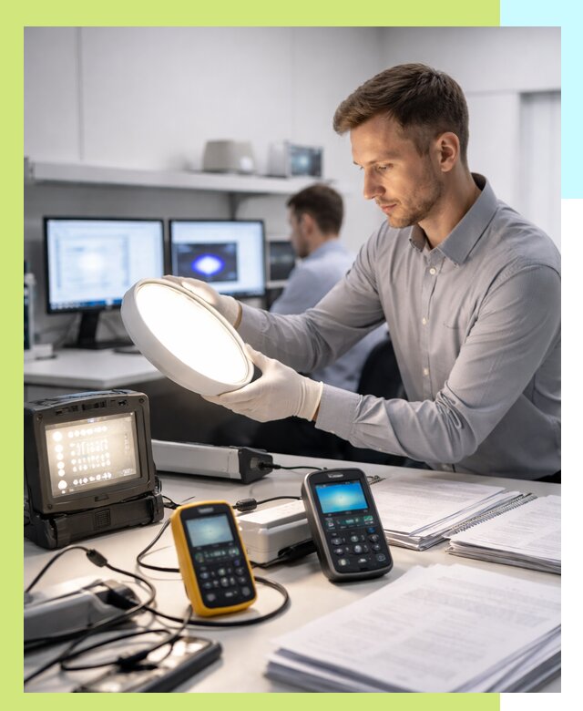 Сертификация светильников в Прокопьевске: испытания и оформление