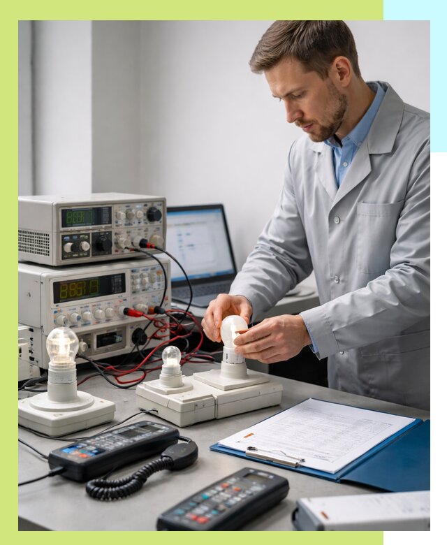 Сертификация ламп и светильников в Прокопьевске по нормативам