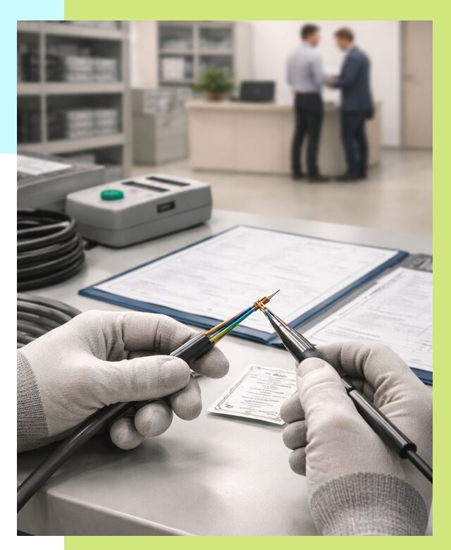 Сертификация провода в Прокопьевске от 18607 р. в Алешин-Прк