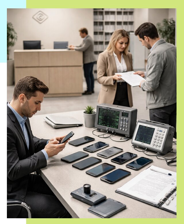 Сертификация телефонов в Прокопьевске от 25843 р. под ключ | Алешин-Прк