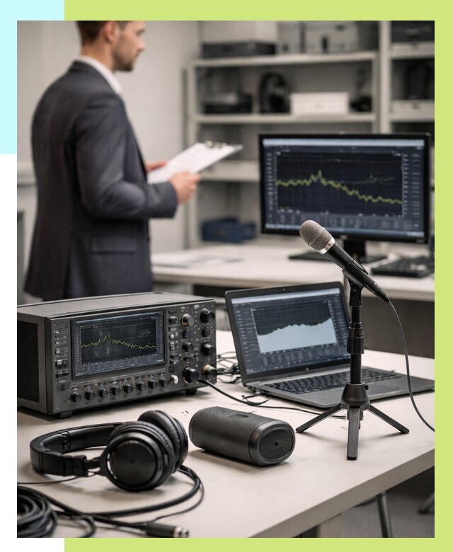 Сертификация аудиотехники в Прокопьевске от 15506 р., Алешин-Прк