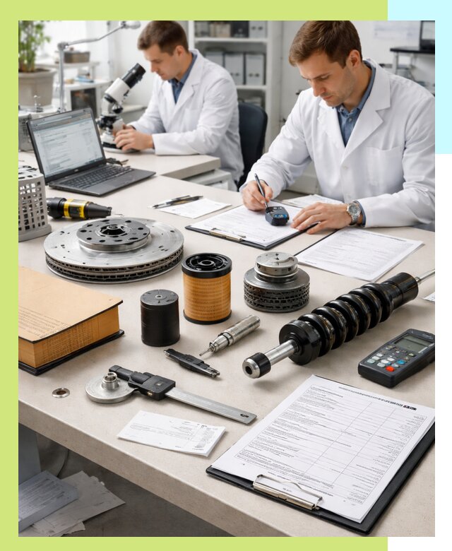 Сертификация автозапчастей и комплектующих в Прокопьевске по ГОСТ