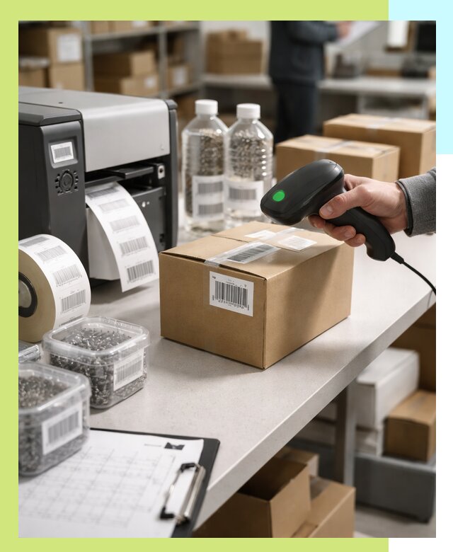 Штрихкодирование продукции и маркировка для продажи в Прокопьевске