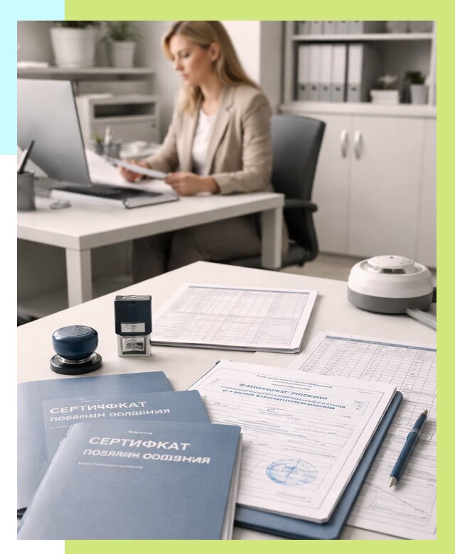 Сертификаты пожарной безопасности в Прокопьевске от 15506 р. | Алешин-Прк