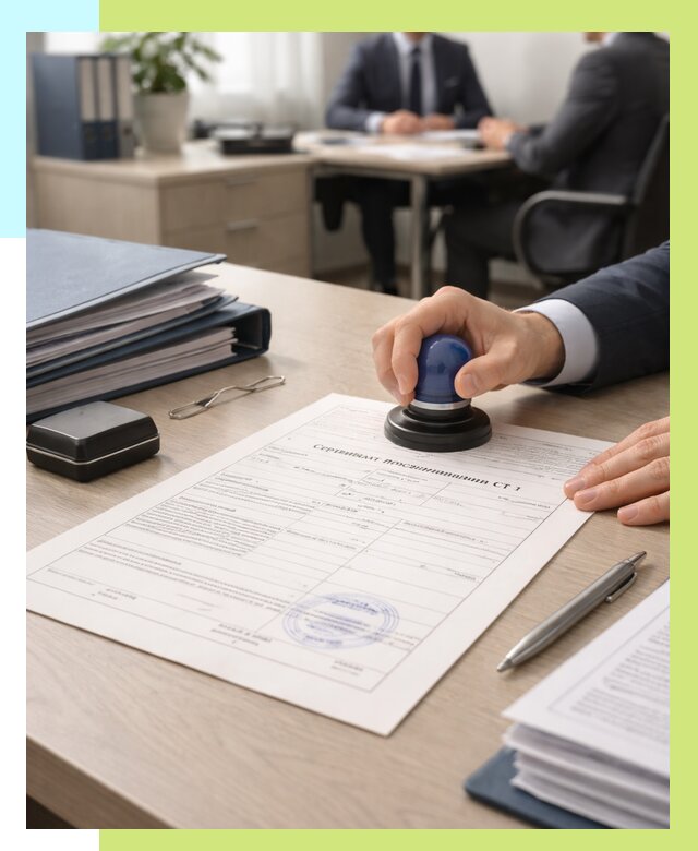 Сертификат происхождения СТ 1 в Прокопьевске от 4652 р. | Алешин-Прк