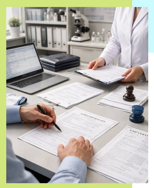 Оформление сертификата GMP в Прокопьевске для фармпроизводства