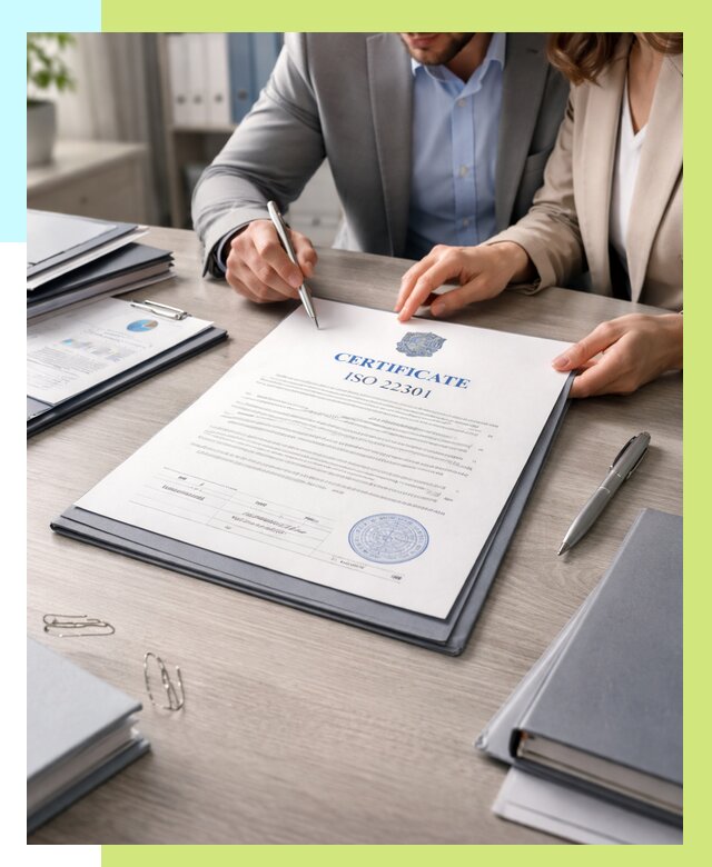Сертификат ISO 22301 в Прокопьевске от 46517 р. | Алешин-Прк срочно