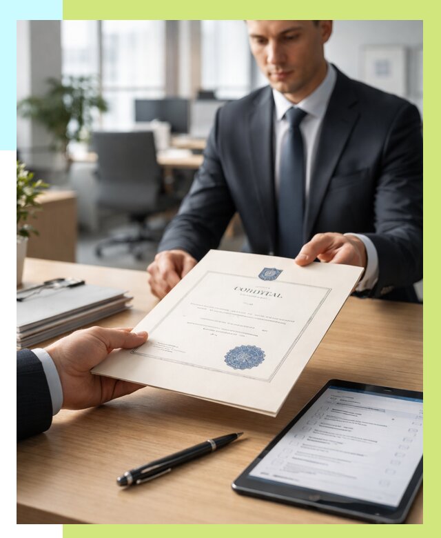 Сертификат ISO 30301 в Прокопьевске от 36180 р. | Алешин-Прк - под ключ