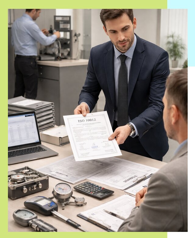 Выдача сертификата ISO 10012 по требованиям метрологии в Прокопьевске
