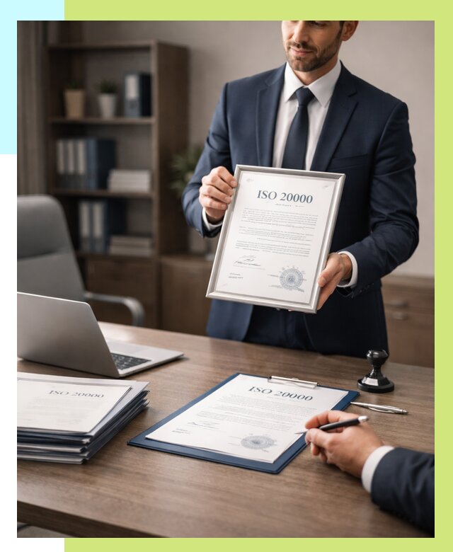 Сертификат ISO 20000 в Прокопьевске под ключ от 124044 р., Алешин-Прк