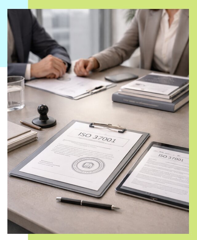 Сертификат ISO 37001 в Прокопьевске оформить от 124044 р. Алешин-Прк