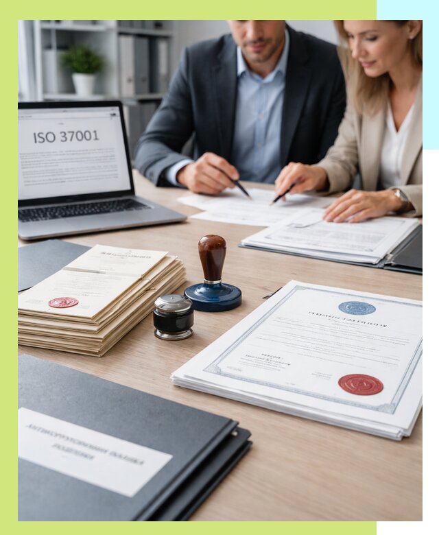 Получение сертификата ISO 37001 по системе борьбы с коррупцией в Прокопьевске