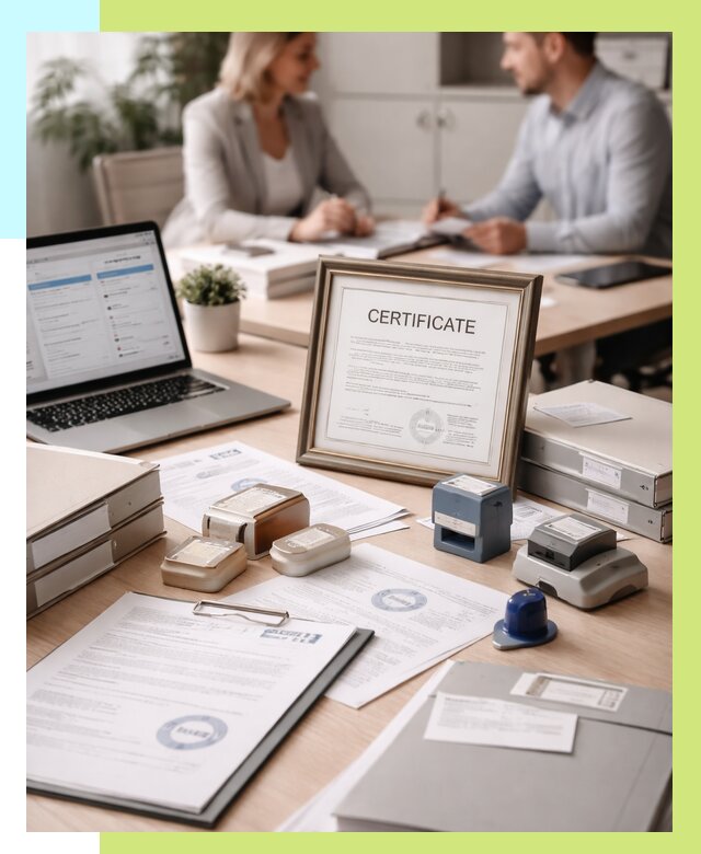 Сертификация компании в Прокопьевске от 46517 р. | Алешин-Прк — заказ